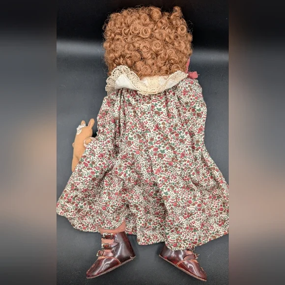 Vintage Jan Shackelford Sneakers 'n Lace #10, OOAK Muslin Doll, 1994